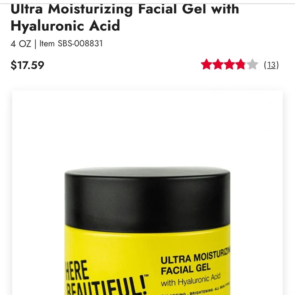 Here Beautiful priming, moisturizer, and facial gel or night cream YOUR CHOICE - Picture 4 of 5